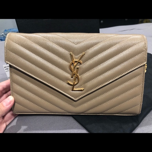 ysl matelasse wallet